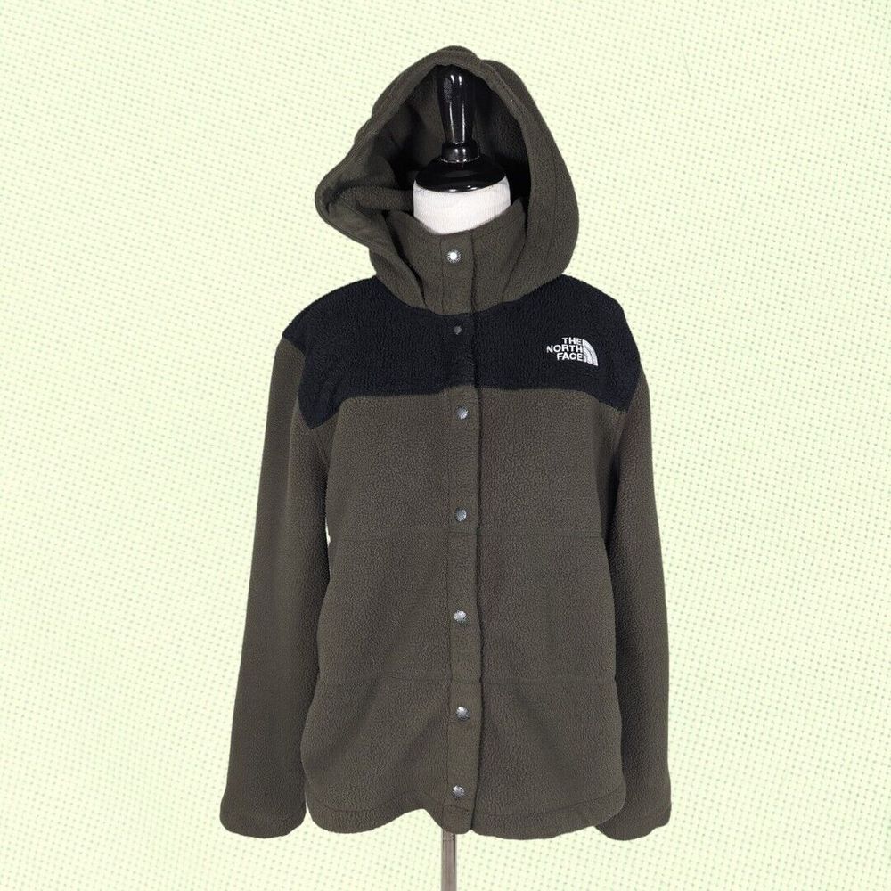 The North Face Women's L Gemma‎ Fleece Hoodie Coat Jacket Gorpcore